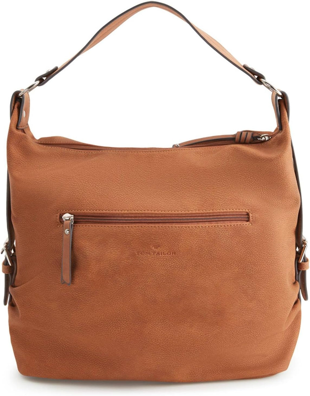 Octistart Caia Damen Schultertasche – Weiche Nubuk-Optik Kunstleder Hobo Bag mit mehreren Fächern