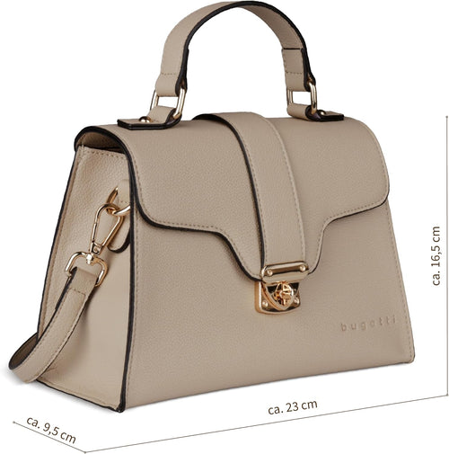 Octistart Mare 3.0 Damen Elegante Kunstleder Schultertasche – Kleine Handtasche Schwarz