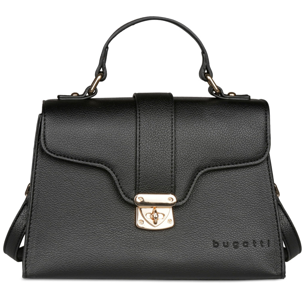 Octistart Mare 3.0 Damen Elegante Kunstleder Schultertasche – Kleine Handtasche Schwarz